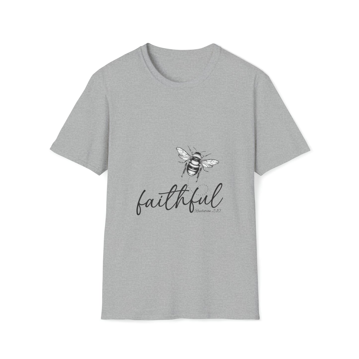 Bee Faithful • Unisex Softstyle T-Shirt • Free Shipping