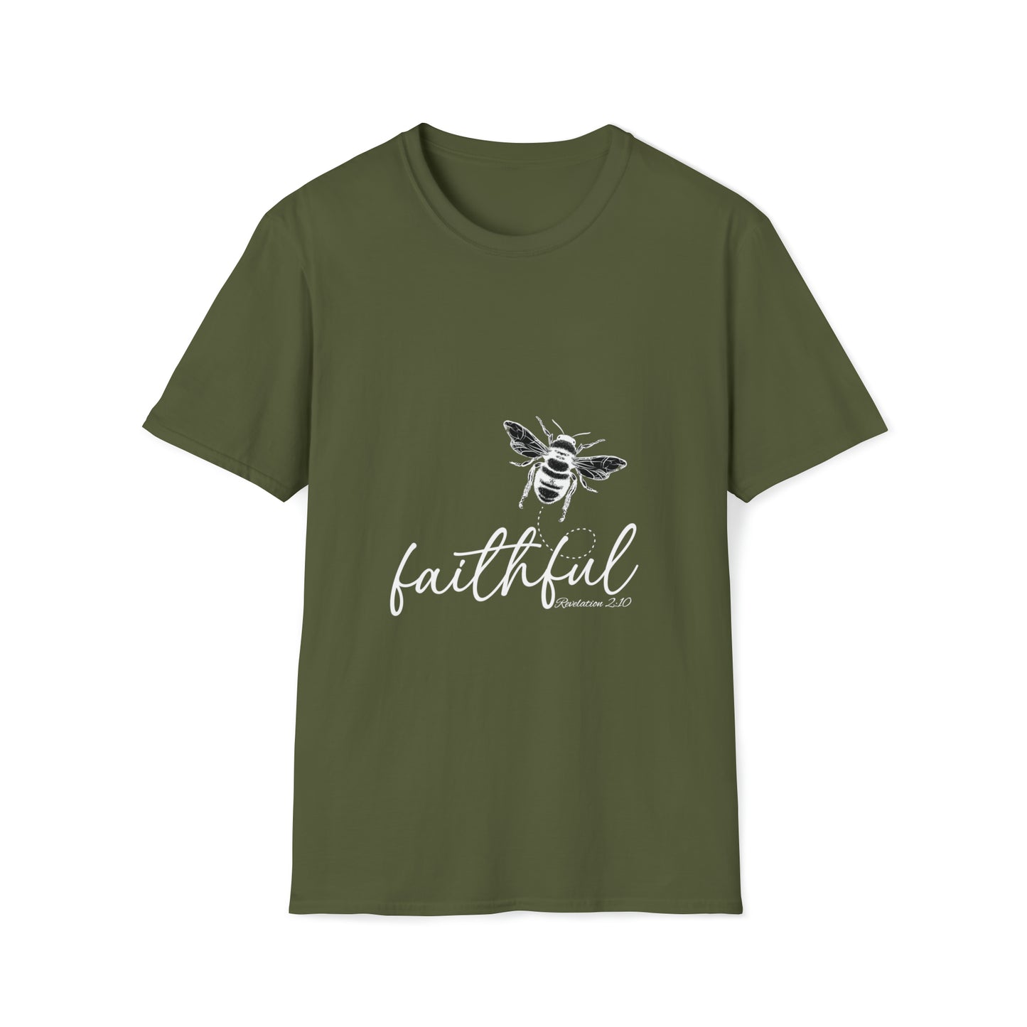 Bee Faithful • Unisex Softstyle T-Shirt • Free Shipping